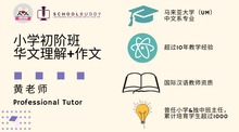 Load image into Gallery viewer, 小学初阶班 - 华文理解+作文 （黄老师）