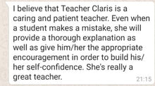 Load image into Gallery viewer, Teacher Claris Review / 评论区